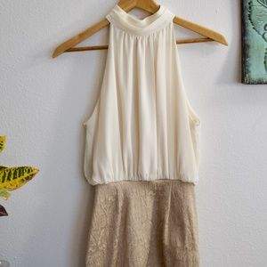 Forever 21 Cream Dress